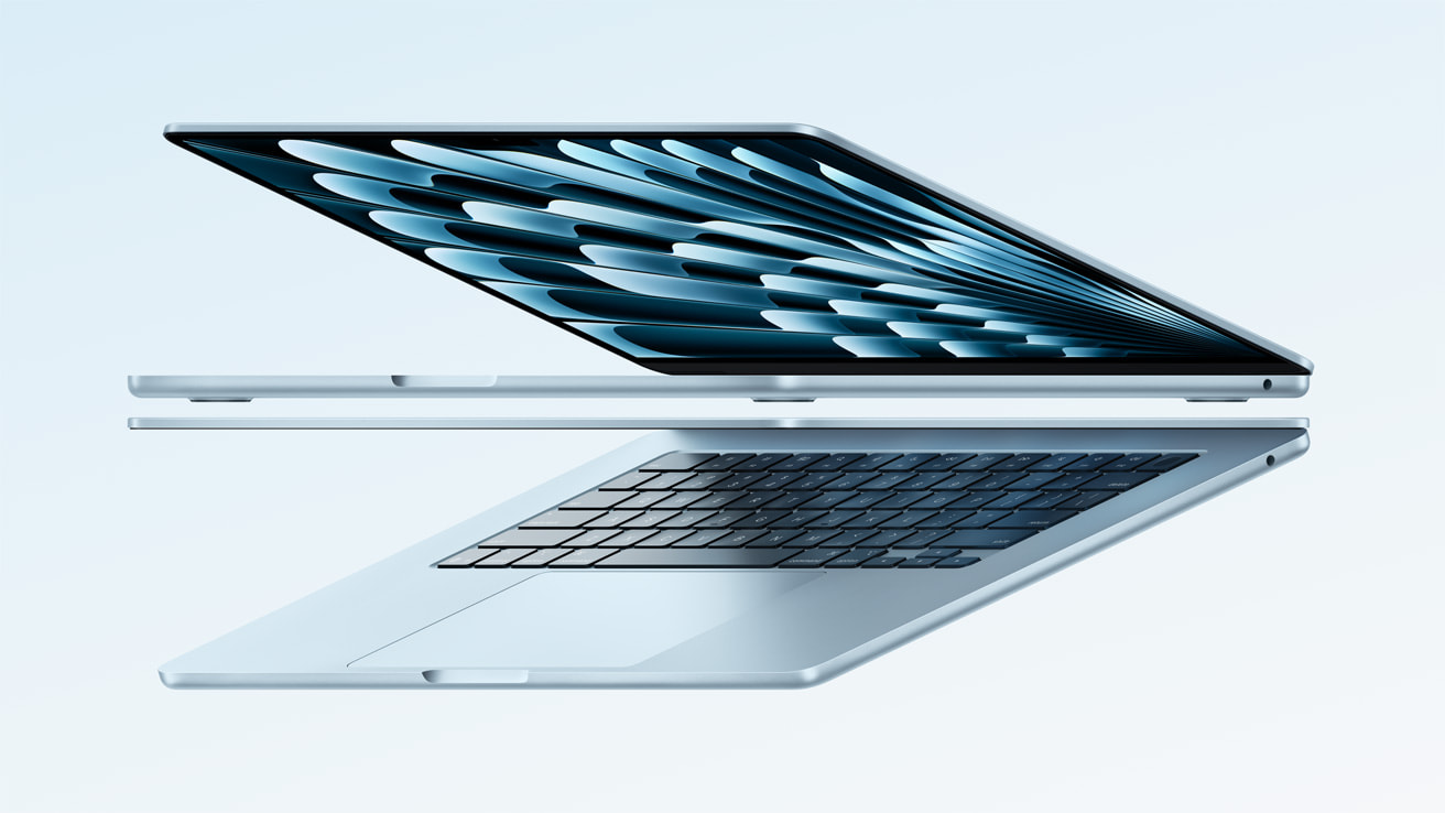 Sky Blue MacBook Air M4