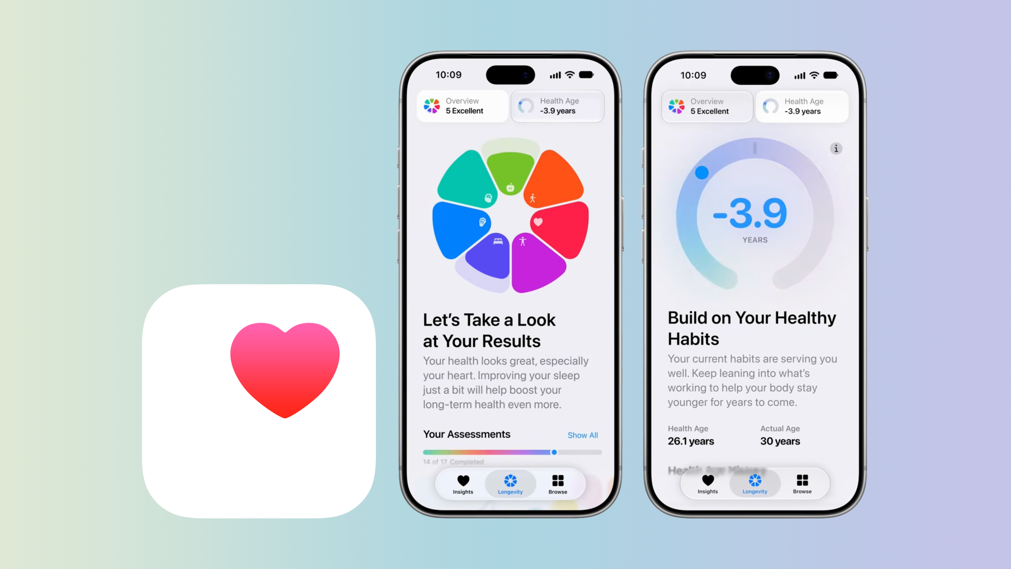 Health App screenshots