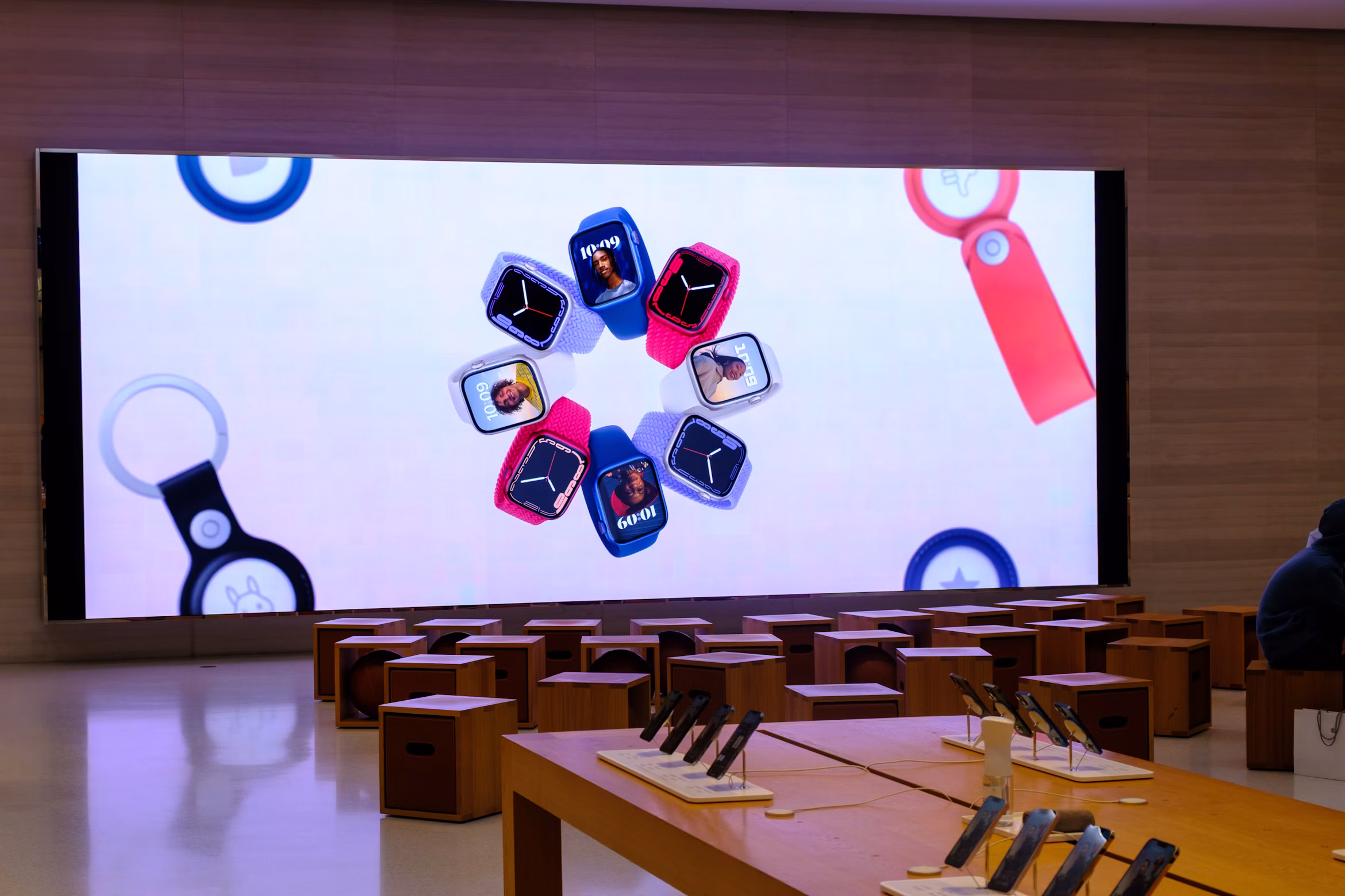 An Apple Store interior