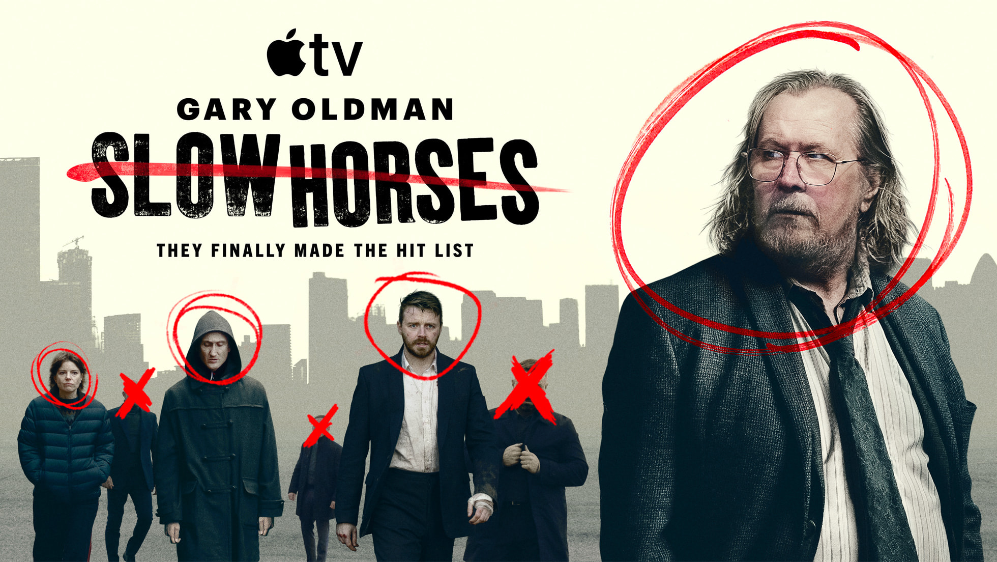 Apple TV Slow Horses poster