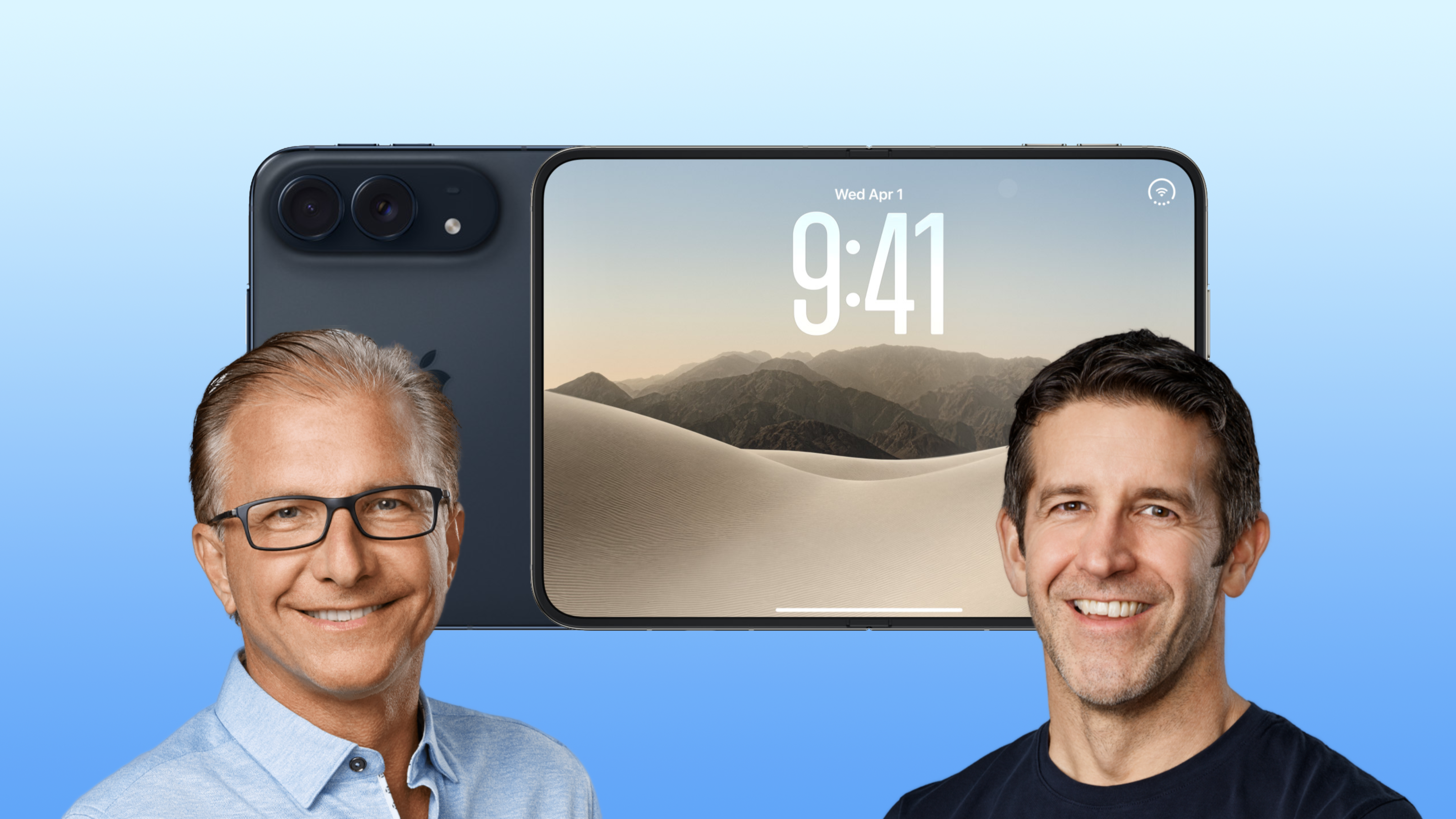 Joswiak, Ternus and iPhone Duo