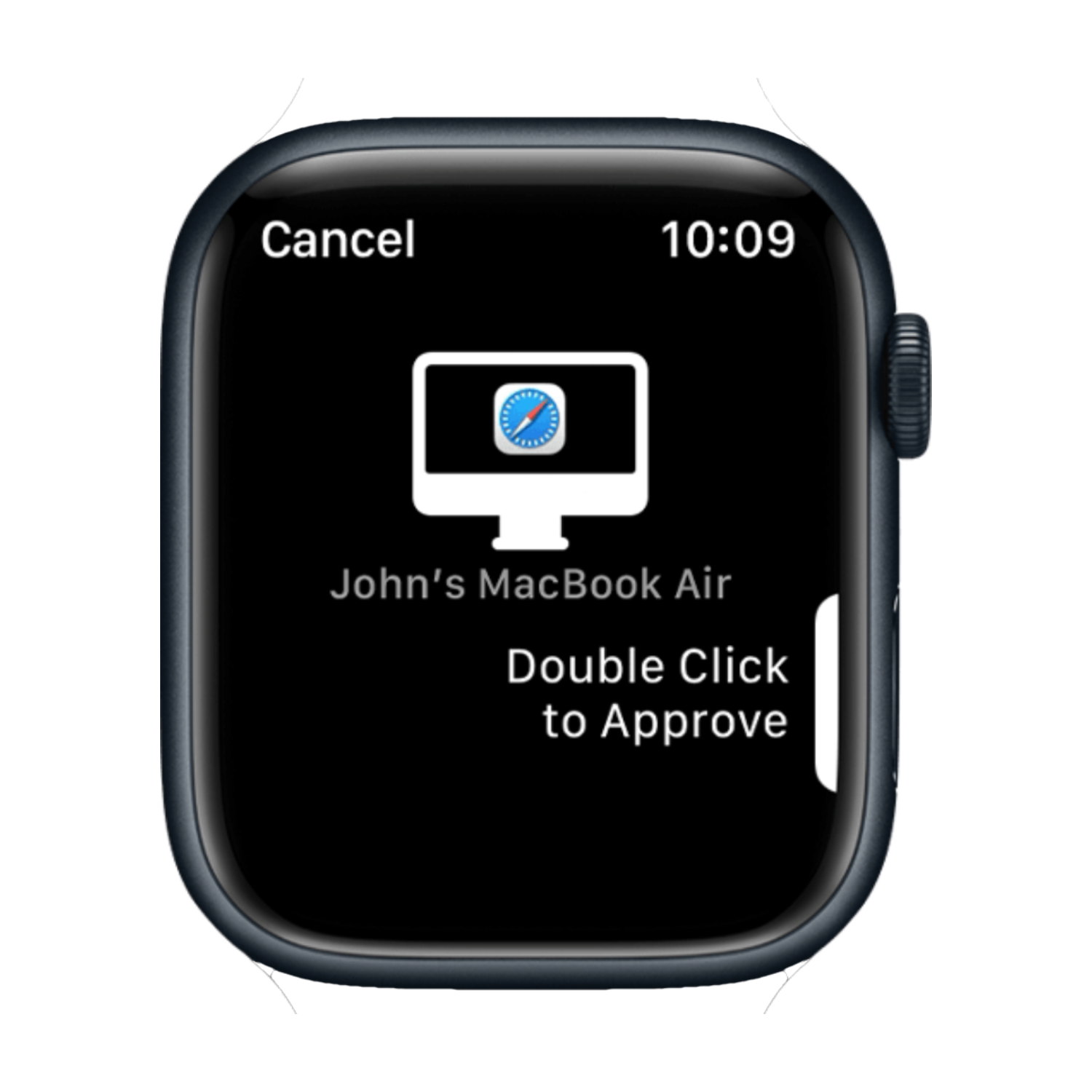 Apple Watch authenticating a Mac login