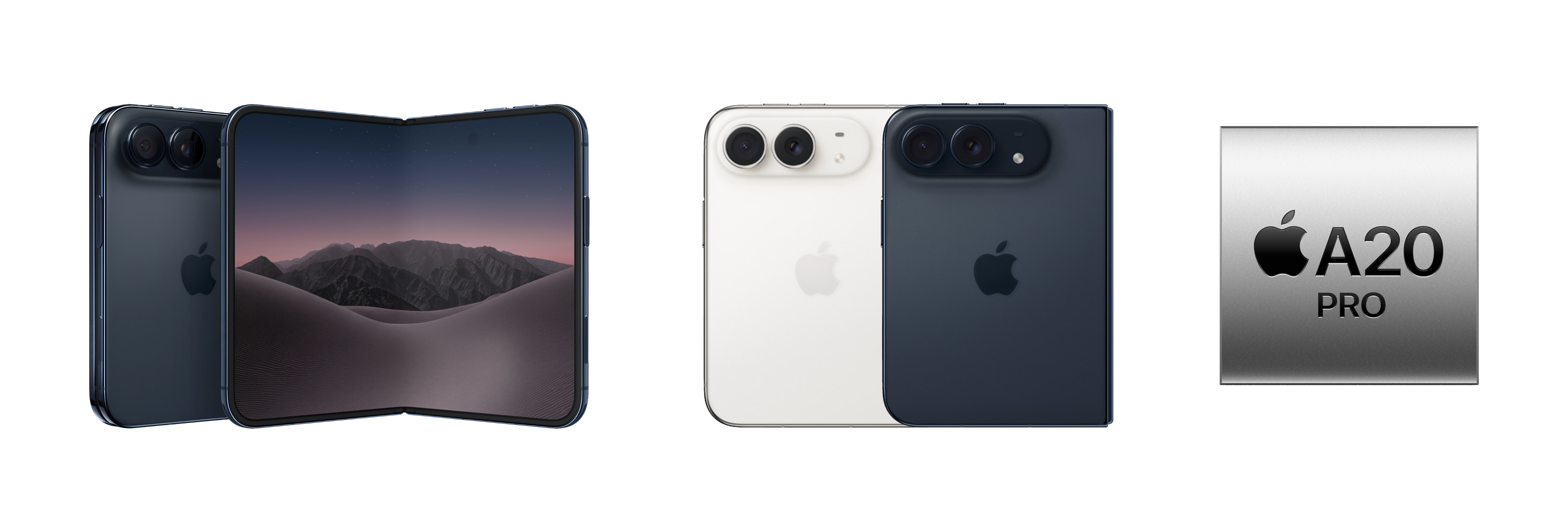 iPhone Duo front, back, sides and chip.