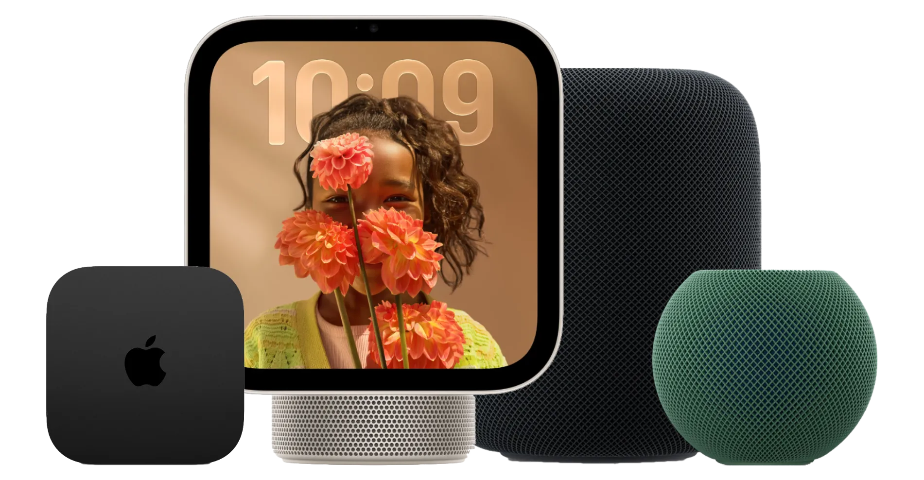 A collection of Apple Home devices