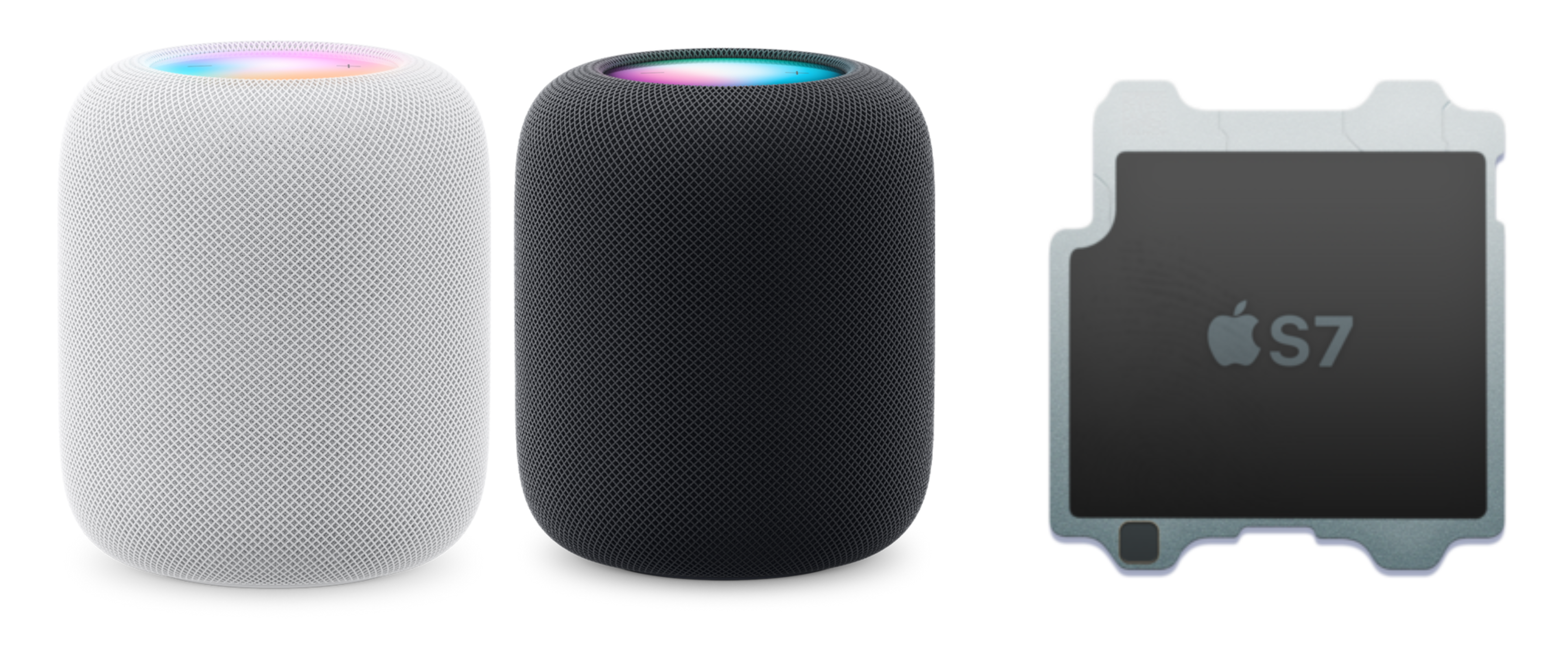 All HomePod colour variants & S7 chip