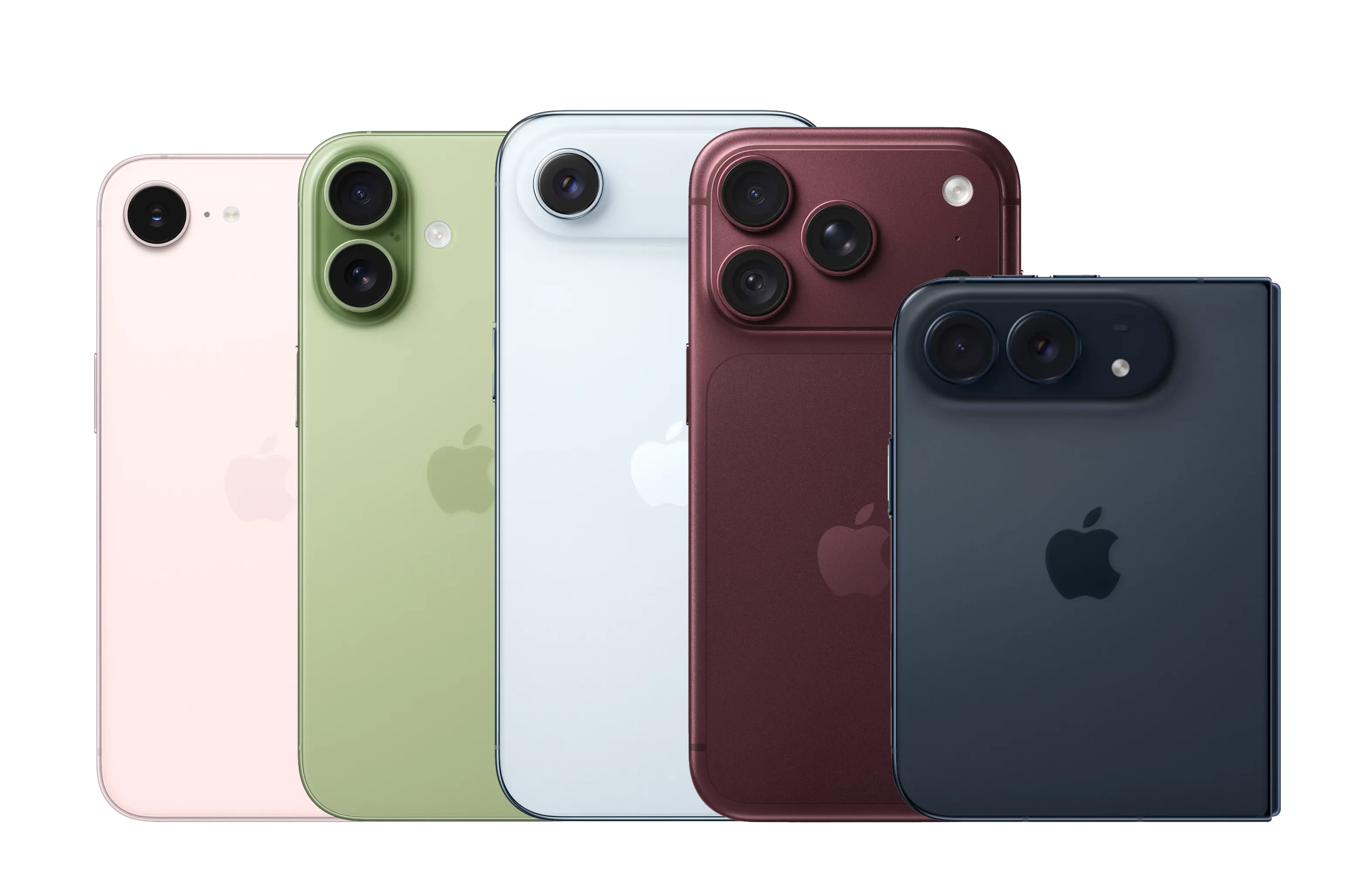A collection of iPhones