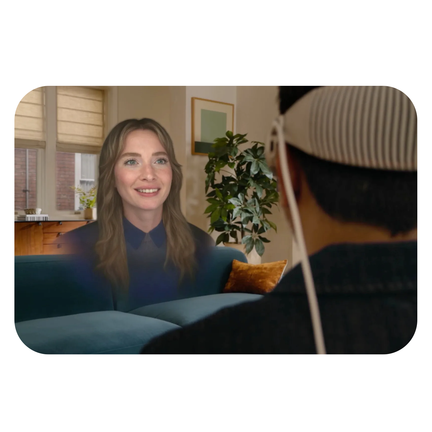 An Apple Vision Pro persona